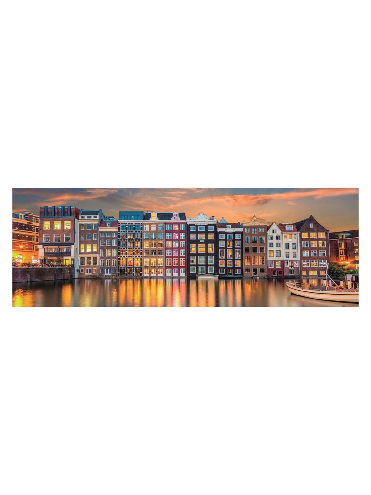 Clementoni Jigsaw Puzzle Bright Amsterdam 1000 pcs. 2D Puzzles