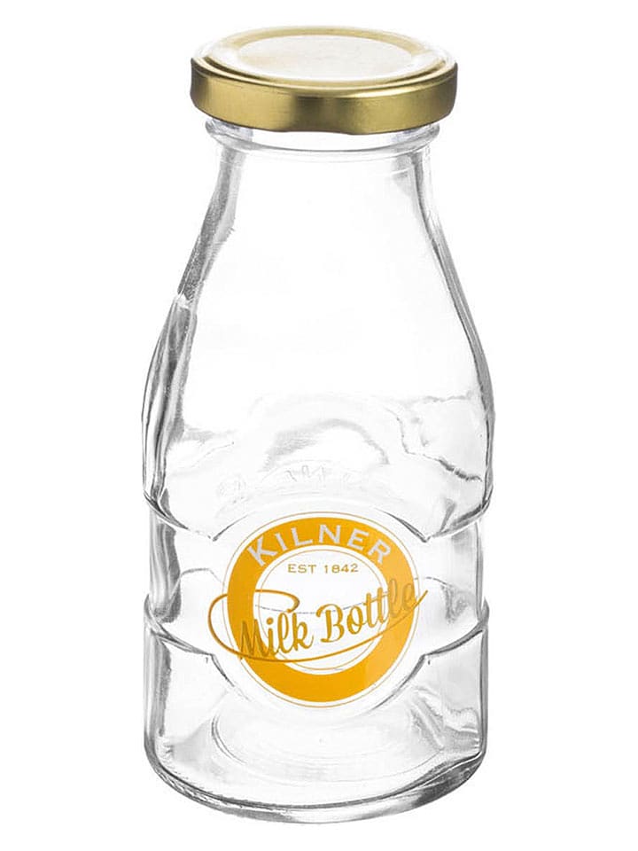 Kilner Milchflasche in Gelb - 189 ml - onesize
