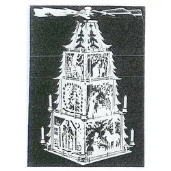Vorlage 501 Märchenpyramide, H ca. 80 cm