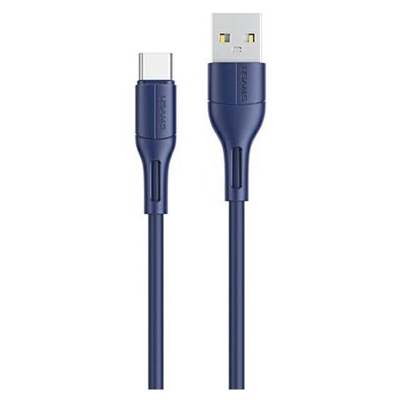 Usams Kabel U68 USB-C 2A Fast Charge 1m niebieski/blue SJ501USB03 (US-SJ501) (1 m, USB 3.2 Gen 1) (SJ501USB03)