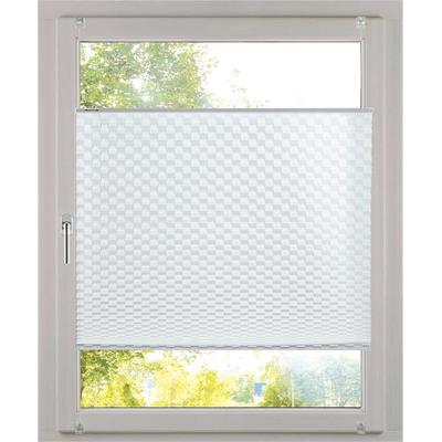 Plissee K-HOME "Diamantplissee von K-home, 3D-Effekt, patentiertes Design", weiß (weiß, grau, weiß), B:55cm H:130cm, Obermaterial: 100% Polyester, Plissees