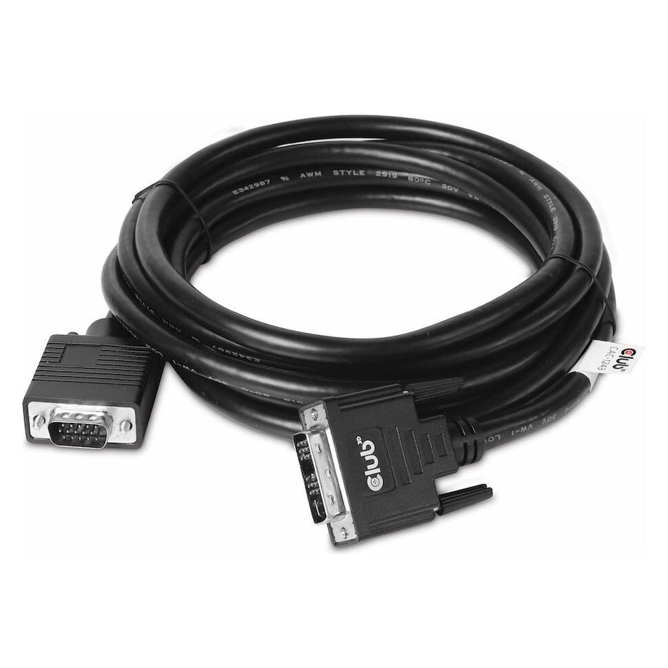 Club 3D Dvi - VGA (3 m) (CAC-1243)