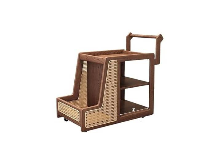 YCCHAH Sofatisch Sofa Beistelltisch Buswagen Mobiler Couchtisch Esszimmer Home Beweglicher Teetisch Lagerung Wohnzimmer-Beistelltisch