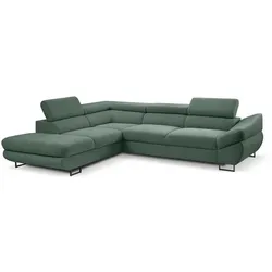 Ecksofa Fabio Stoff Blau Türkis