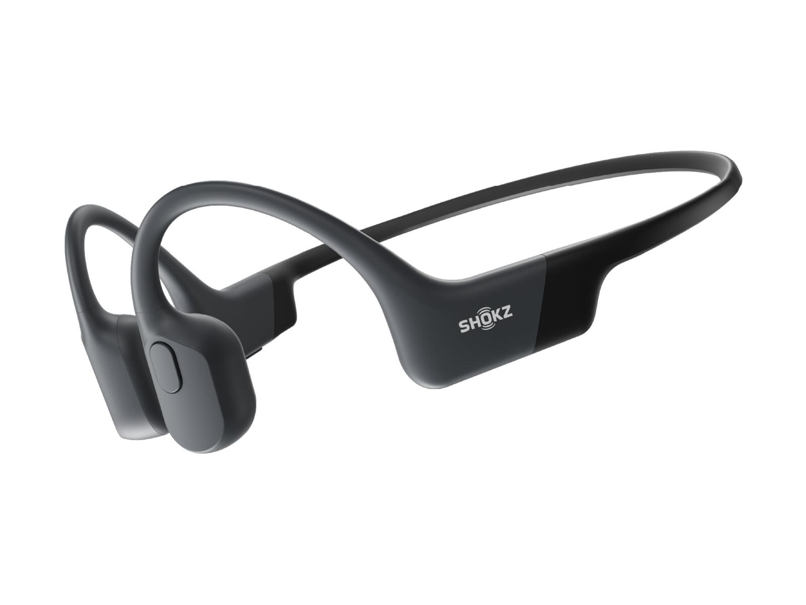 SHOKZ OpenRun Sport Knochenschall Kopfhörer mit Mikrofon - schwarz S805-ST-BK