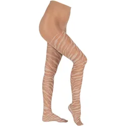 camano Fashion Tiger Strumpfhose 20 DEN Damen 1000 - white M