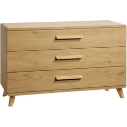 Kommode HASENA Oak-Bianco (BHT 120x71x49 cm) - braun - BHT 120x71x49 cm