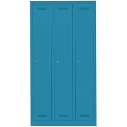 Garderobenschrank MonoblocTM | 3 Abteile - 686 azur