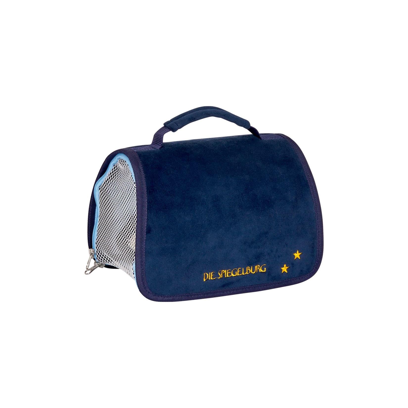 Coppenrath 18298 - Die Spiegelburg - Lustige Tierparade - Reisetasche für Plüschtiere, blau