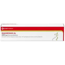 Magnesium AL 243 mg Brausetabletten bei Magnesiummangel und dadurch verursachten Wadenkrämpfe