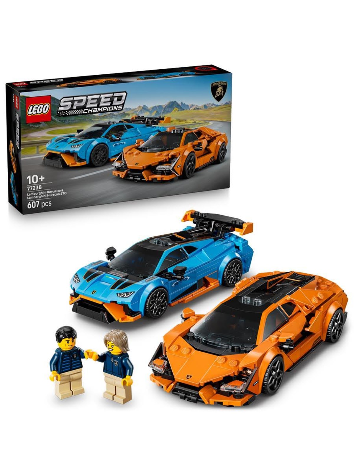 LEGO Speed Champions 77238 Lamborghini Revuelto und Huracán STO