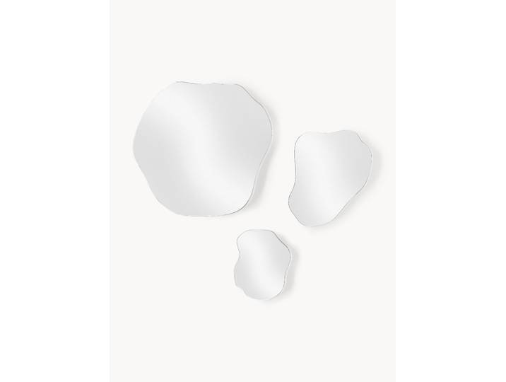 Miroirs muraux de forme organique Lia, 3 pièces