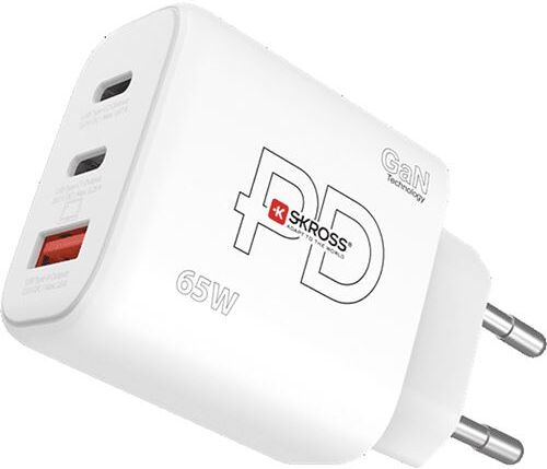 Skross Adaptador USB-C + USB-A  - Branco
