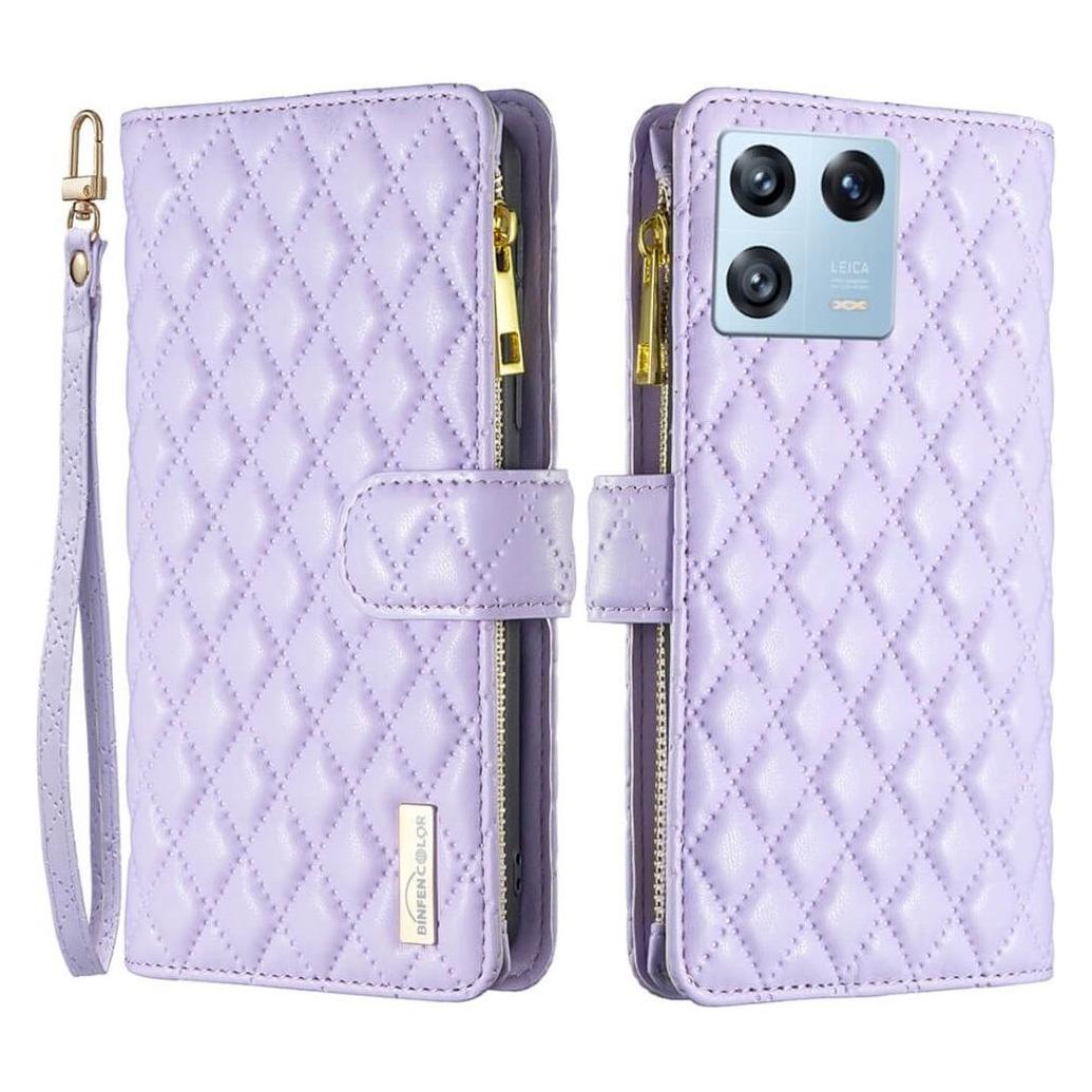 Binfen Color Xiaomi 13 Pro - BINFEN Brieftaschen Hülle violett (Xiaomi 13 Pro) (660122463E)