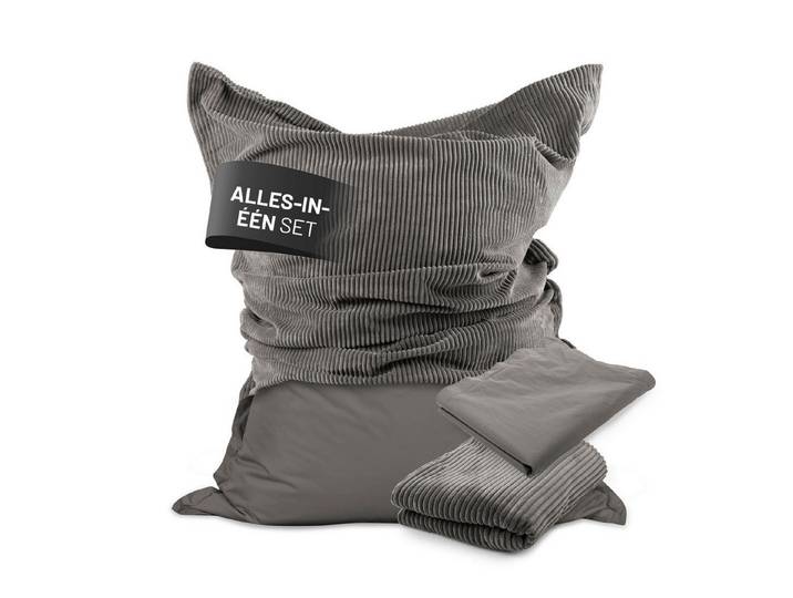 Lumaland Sitzsack LUMALAND Sitzsack Classic XXL All-in-One Set, LUMALAND Sitzsack Classic XXL All-in-One Set