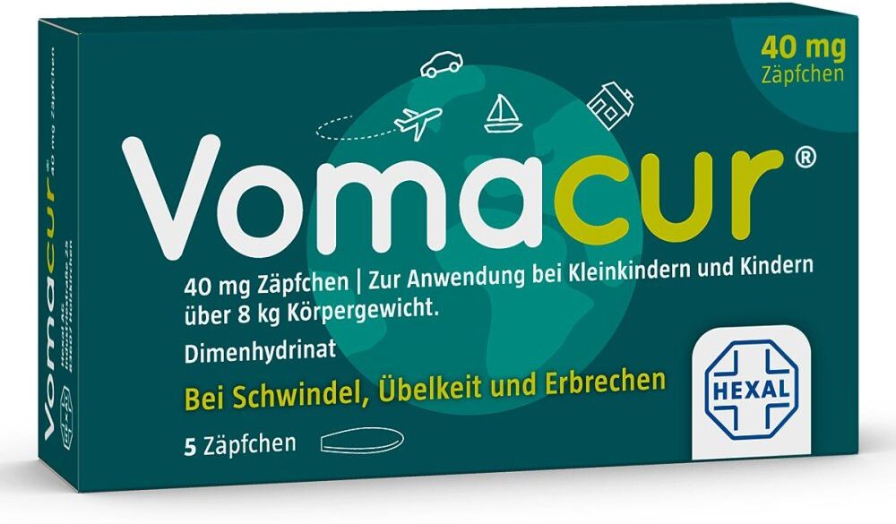 Vomacur® 40 mg Zäpfchen