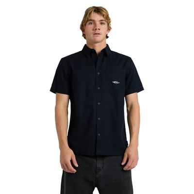 Kurzarmhemd QUIKSILVER "Diamond", Herren, Gr. L, schwarz, Obermaterial: 100% Baumwolle., Hemden