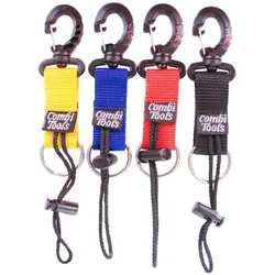 M&M Universelle Kordel mit Karabiner - Schwarz