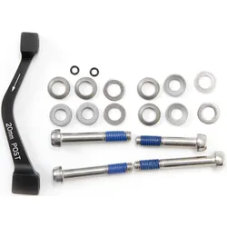 SRAM Scheibenbremsadapter PM Adapter 20 mm schwarz für 160 hinten, 180 vorne, Schrauben ros