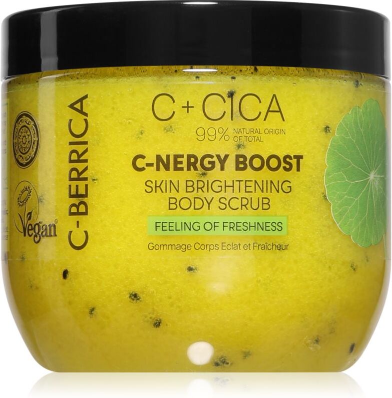 Natura Siberica C+ CICA C-NERGY BOOST brightening body scrub with vitamin C 200 ml