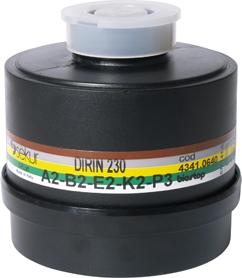EDE Mehrbereichskombifilter EKASTU Safety Dirin 230, ABEK2-P3R D
