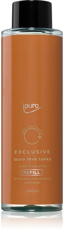 ípuro Exclusive Fève Tonka recharge pour diffuseur d'huiles essentielles 240 ml