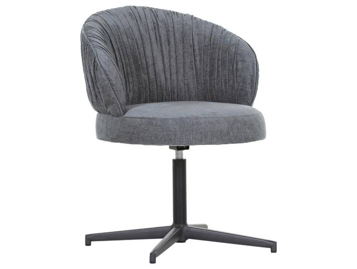 Novel Stuhl, Grau, Textil, Drehkreuz, 63x82x65 cm, Sitzfläche 360° drehbar, Esszimmer, Stuhl, Esszimmerstühle