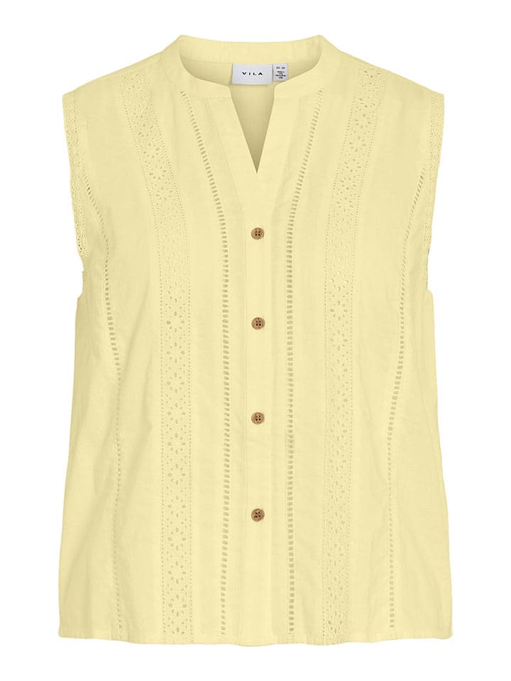 Vila Bluse in Gelb - 38