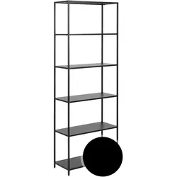 Actona »Newton« Regal 5 Böden schwarz