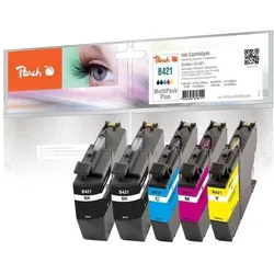 Peach, Druckerpatrone, Tinte MPP Brother LC-421 (BK, C, M, Y)