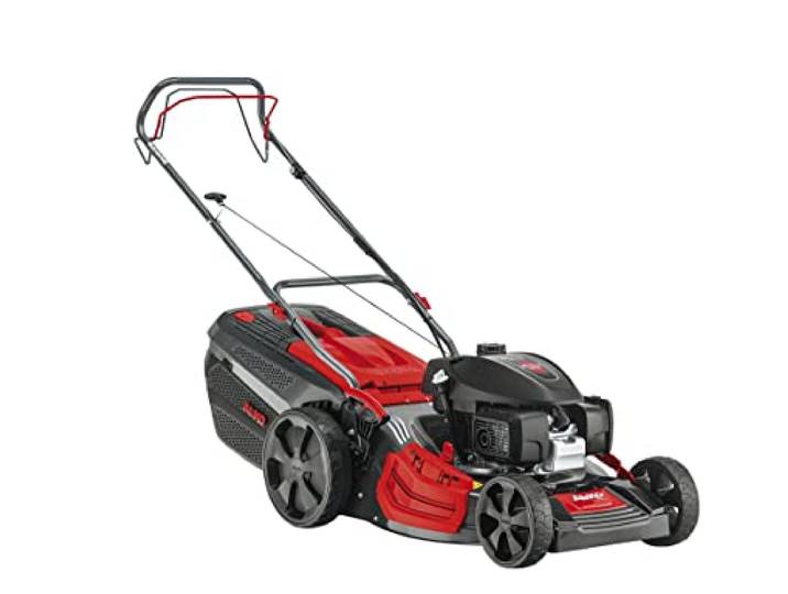 AL-KO Benzin-Rasenmäher Highline 51.9 SP-H (51 cm Schnittbreite, 3.2 kW Leistung, mit Radantrieb, zentrale Schitthöhenverstellung, Mulchfunktion, Seitenauswurf, für Rasenflächen bis 1800 m²)
