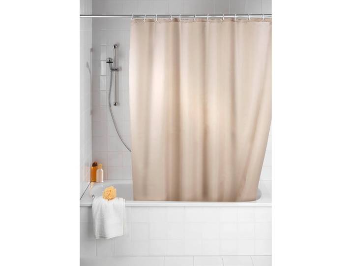 Rideau de douche anti-moisissures Pococi Tissu Beige/Beige 180 x 200cm