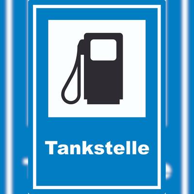 HB-Druck Tankstelle Aufkleber A1 (594x841mm)