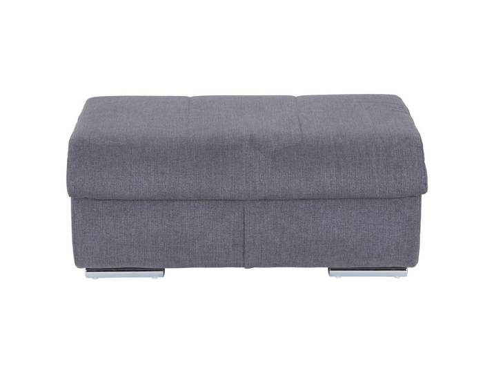 Mid.you Hocker, Graphitfarben, Metall, 100x43x80 cm, Stoffauswahl, Wohnzimmer, Sessel, Hocker, Sitzhocker