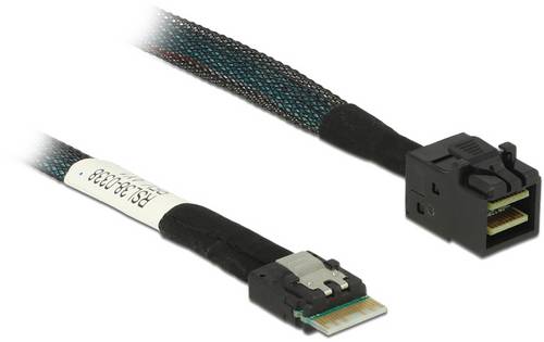 Delock Festplatten Anschlusskabel [1x Slim Port, SAS - 1x Mini-SAS-Stecker (SFF-8643)] 0.5m