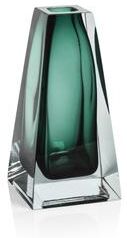 Zodax Carrara Polished Green Glass Vase