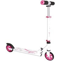 Aluminium Scooter 125 mm weiß/pink