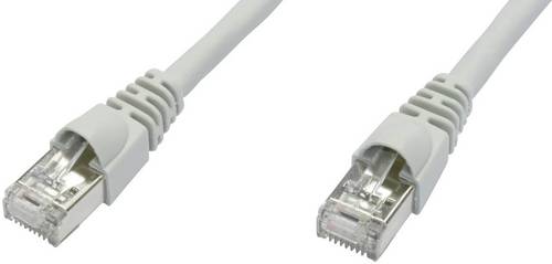 Telegärtner 100008474 RJ45 Patchkabel CAT 6a S/FTP 3.00m Weiß Flammwidrig, mit Rastnasenschutz, Flammwidrig, Halogenfrei