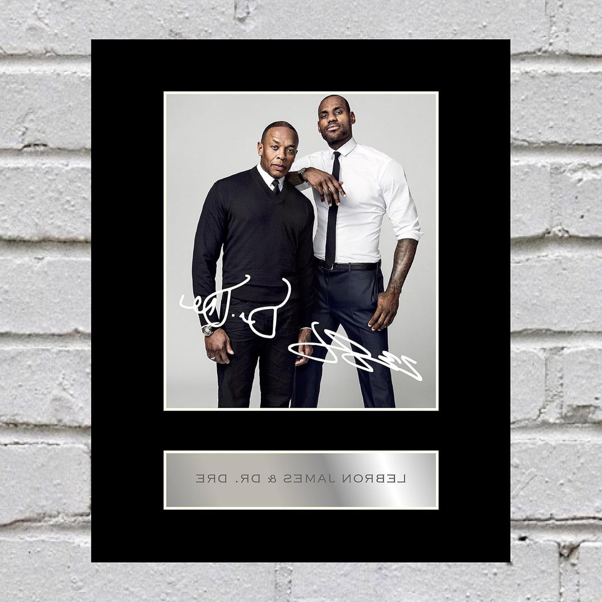 Zwarte Foto Display voor Memorabilia en Handtekeningen - 10x8 inch