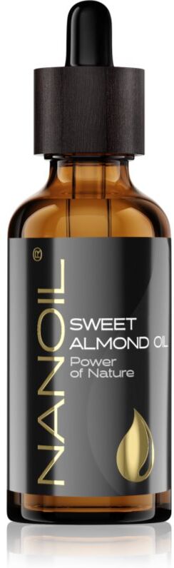 Nanoil Sweet Almond Oil huile d'amande visage, corps et cheveux 50 ml