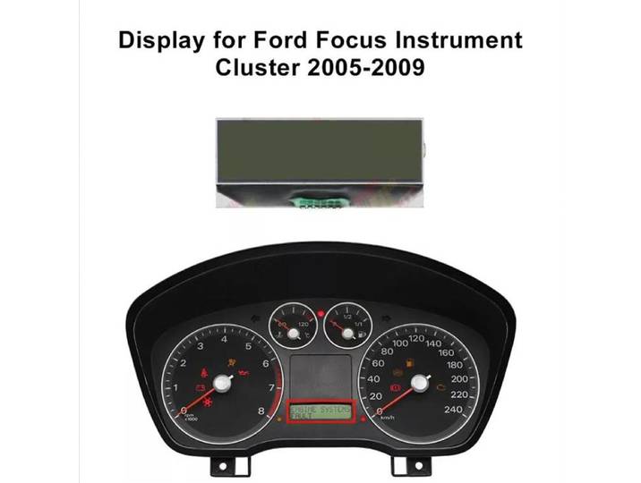 Écran LCD du tableau de bord pour Ford Focus 2005-2009, écran du combiné d'instruments de voiture 5M5T10849ER 5M5T10849ES 5M5T10849GR 5M5T10849EP