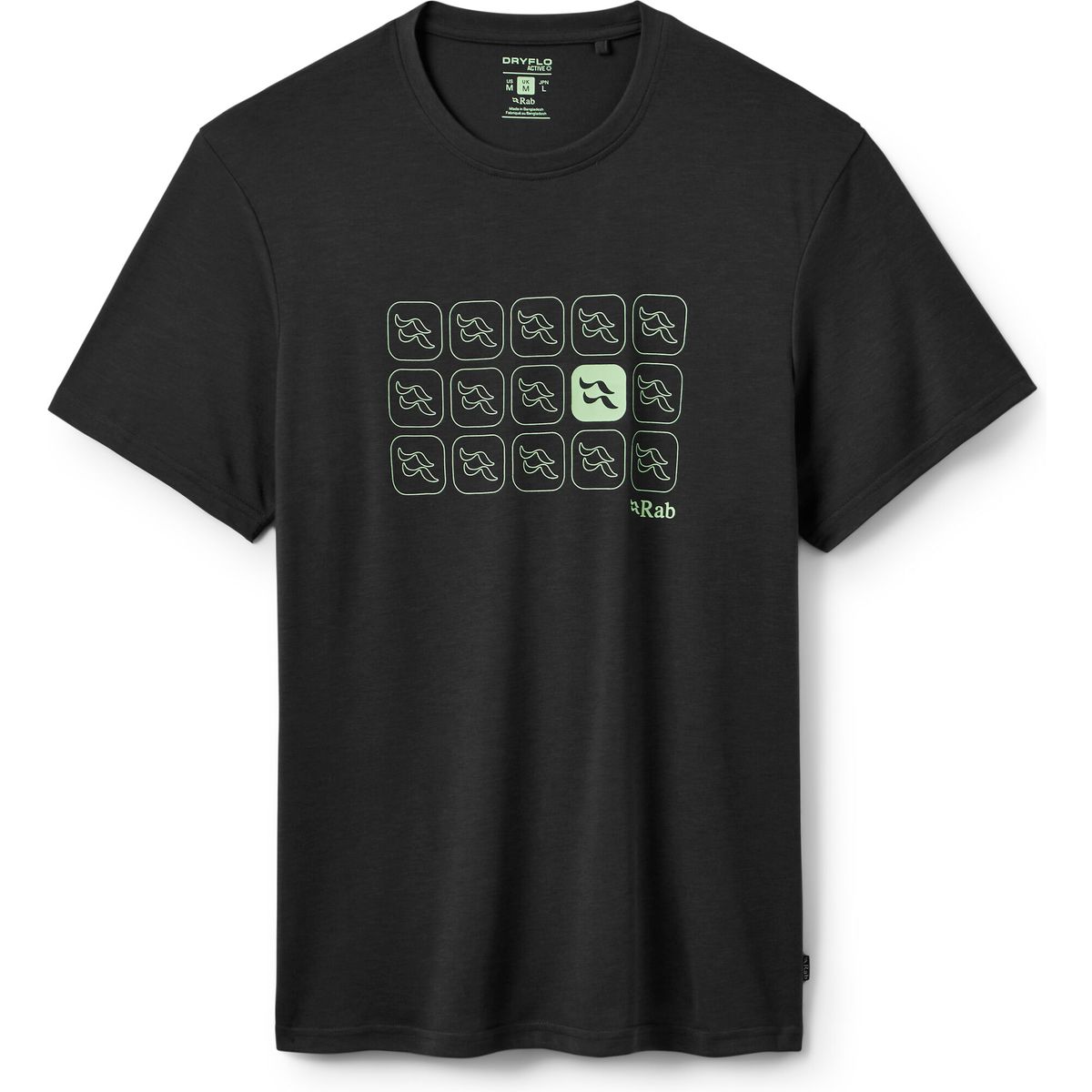 Rab Crimp Repeat Tee beluga (BEL) XXL QCC-30-BEL-XXL