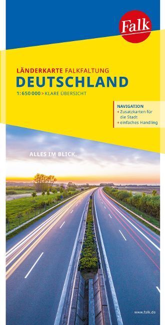 Falk Länderkarte Falkfaltung Deutschland 1:650.000 - Preis vom 02.10.2026 23:42:20 h