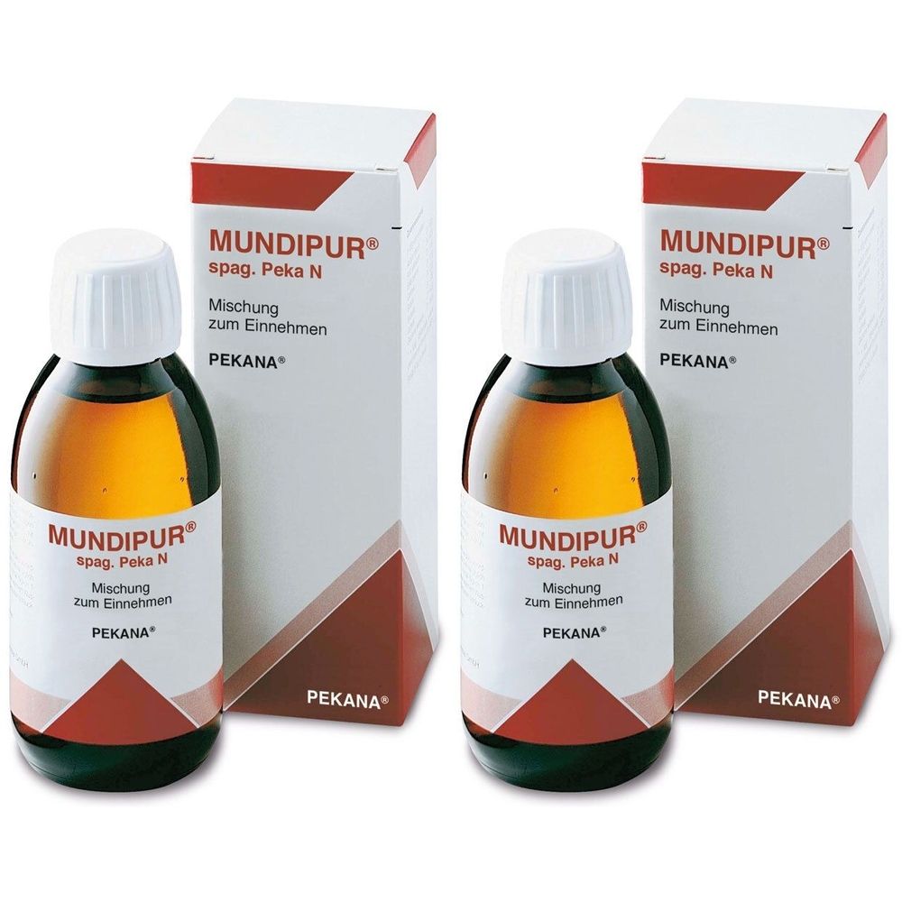 Mundipur spag.Peka N Tropfen x2 2x150 ml Saft