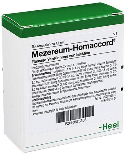 Heel Mezereum Homaccord Ampullen 10 St