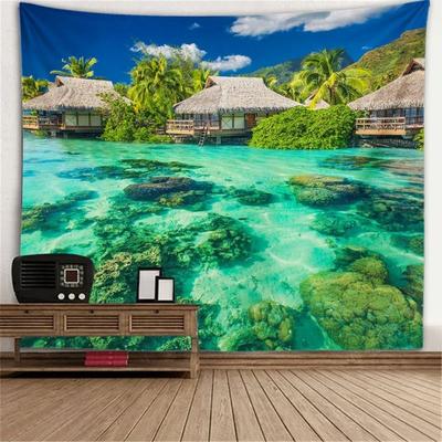 Uplift Picks Window Scenery Wall Tapestry Nature View Mural Background Decor 17 100x75 Cm