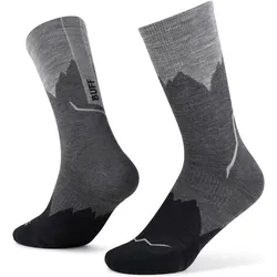 Buff, Unisex, Sportsocken, Merino Lightweight Crew Sock LWC3 (36 - 38), Schwarz