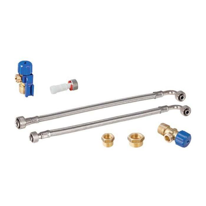Geberit Wasseranschlussset 131012001 WC 114cm, hinten mittig, zu Sanitärmodul Monolith