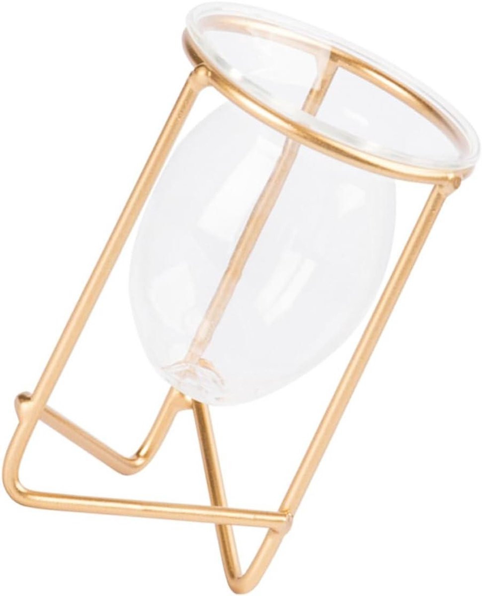 Hydrocultuur Vaas Scandinavische Stijl Goud B/D/H: 7 x 7 x 7 cm