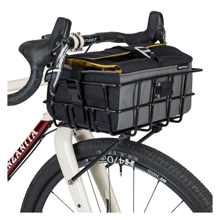 Blackburn Grid Basket Bag Schwarz/Gelb/Grau, Wasserdicht (8.50 l, Gepäckträgertasche) (7170733)